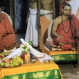 Jagadgurus at the Somanatha Swamy Temple in the town of Athur