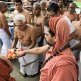 Jagadgurus visiting the Sri Sitarama Swamy temple