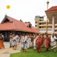 Jagadgurus visiting the Sri Sitarama Swamy temple