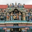 Jagadgurus visiting the Sri Sitarama Swamy temple