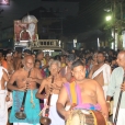 Sri Sannidhanam being taken in a grand procession from Sringeri Shankara Math to Krishna Mahal, Dwadashi Math