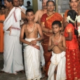Sri Sannidhanam being taken in a grand procession from Sringeri Shankara Math to Krishna Mahal, Dwadashi Math