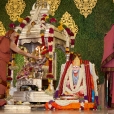 Sri Mahasannidhanam performing the 138th Aradhana of the 32nd Acharya of Sringeri Sharada Peetham, Jagadguru Sri Narasimha Bharati Mahaswamiji