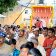 After the Jagadgurus had Darshan, Sri Sannidhanam was taken in a procession