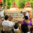 Dhuli Pada Pooja was then performed by Dr. Natarajan