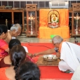 After Dhuli Pada Pooja and Veda Ghosha, a Tamil Swagata Patrika  welcoming the Jagadgurus to Udumalaipettai were read out and offered to the Jagadgurus