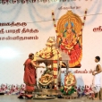 Thereafter, Sri Sannidhanam performed the Sharada Chandramoulishwara Pooja