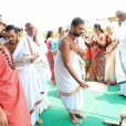 Sri Sannidhanam then laid the foundation for a Venkataramana Swamy temple in Udumalaipettai
