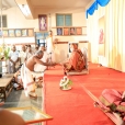 En route to Coimbatore, Sri Mahasannidhanam and Sri Sannidhanam also graced the large number of devotees at Pollachi