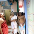 Thereafter Sri Sannidhanam visited the town of Kunnuvarankottai, the birthplace of Jagadguru Sri Sacchidananda Bharati, the 25th Acharya of the Peetham