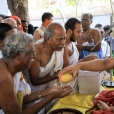 Thereafter Sri Sannidhanam visited the town of Kunnuvarankottai, the birthplace of Jagadguru Sri Sacchidananda Bharati, the 25th Acharya of the Peetham