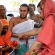 Thereafter Sri Sannidhanam visited the town of Kunnuvarankottai, the birthplace of Jagadguru Sri Sacchidananda Bharati, the 25th Acharya of the Peetham