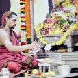 Later in the evening, the Sharada Chandramoulishwara Pooja and Srichakra Pooja was performed by Sri Sannidhanam