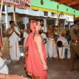 Sri Sannidhanam then graced the Sri Ramamurthy Swamy Bhajana Samajam, where Sri Adi Shankaracharya Ashtottara Parayanam is being done regularly